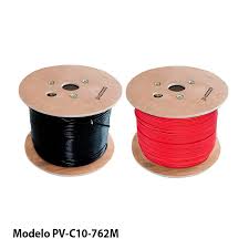 Cable Fotovoltaico negro PV Wire carrete 762 mts 10AWG 2000V De 19 hilos