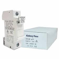 Caja con 10 Portafusibles Mini de 20A 1000 VDC 8.5 x 31.5 mm