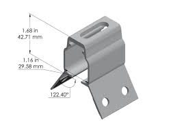 Abrazadera S-5 para fijación en lámina trapezoidal RibBracket V